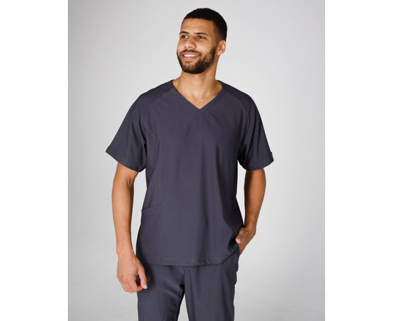 Зображення 4 Медичний костюм чоловічий Арізона графіт р. 52, "БІЛИЙ ХАЛАТ" 482-503-924, Розмір: 52, Цвет: графіт