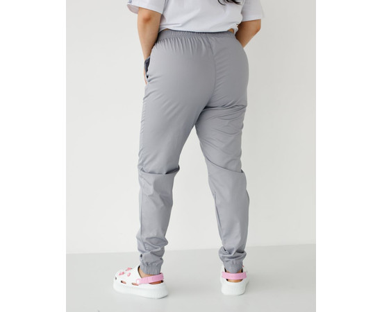 Зображення 2 Медичні штани жіночі джоггери сірі +SIZE р. 60, "БІЛИЙ ХАЛАТ" 484-328-758, Розмір: 60, Цвет: сірий