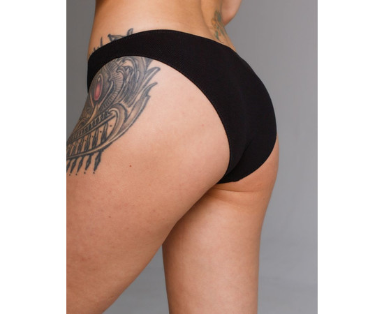 Зображення 4 Жіночі труси сліпи Комфорт чорні р. L, "БІЛИЙ ХАЛАТ" 490-321-901, Розмір: L, Цвет: чорний