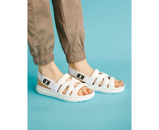 Изображение 2 Медицинские женские сандалии Eva белые р. 36, "БЕЛЫЙ ХАЛАТ" 496-324-929, Размер: 36, Цвет: белый