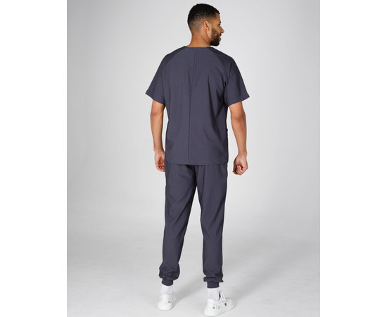 Изображение 3 Медицинский костюм мужской Аризона графит р. 58, "БЕЛЫЙ ХАЛАТ" 482-503-924, Размер: 58, Цвет: графит