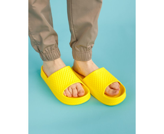 Изображение 3 Медицинские женские шлепанцы текстурные Eva желтые р. 39, "БЕЛЫЙ ХАЛАТ" 494-397-929, Размер: 39, Цвет: желтый