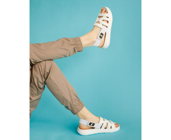 Изображение 4 Медицинские женские сандалии Eva белые р. 38, "БЕЛЫЙ ХАЛАТ" 496-324-929, Размер: 38, Цвет: белый