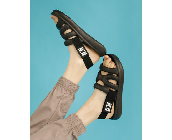 Зображення 4 Медичні жіночі сандалі Eva чорні р. 39, "БІЛИЙ ХАЛАТ" 496-321-929, Розмір: 39, Цвет: чорний