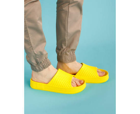 Изображение 2 Медицинские женские шлепанцы текстурные Eva желтые р. 39, "БЕЛЫЙ ХАЛАТ" 494-397-929, Размер: 39, Цвет: желтый
