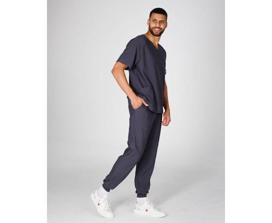 Зображення 2 Медичний костюм чоловічий Арізона графіт р. 48, "БІЛИЙ ХАЛАТ" 482-503-924, Розмір: 48, Цвет: графіт