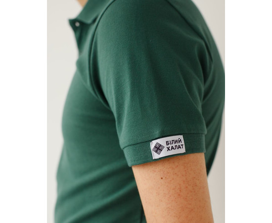 Зображення 4 Медичне поло чоловіче темно-бірюзове р. XL, "БІЛИЙ ХАЛАТ" 148-437-904, Розмір: XL, Цвет: темно-бирюзовый