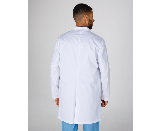 Зображення 2 Халат медичний чоловічий Единбург білий р. 46, "БІЛИЙ ХАЛАТ" 487-324-677, Розмір: 46, Цвет: білий