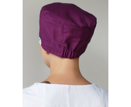 Изображение 2 Медицинская шапочка фиолетовая, "БЕЛЫЙ ХАЛАТ" 169-335-667, Цвет: фиолетовый