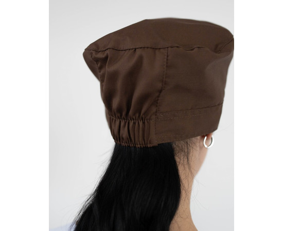 Зображення 3 Медична шапочка коричнева, "БІЛИЙ ХАЛАТ" 169-325-667, Цвет: коричневий