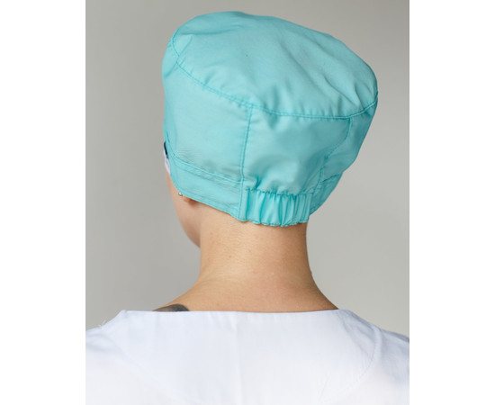 Зображення 3 Медична шапочка м'ята, "БІЛИЙ ХАЛАТ" 169-332-667, Цвет: м'ятний