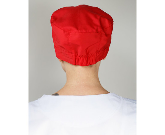 Зображення 3 Медична шапочка червона, "БІЛИЙ ХАЛАТ" 169-339-667, Цвет: червоний