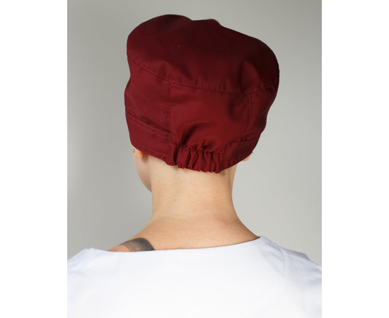 Зображення 3 Медична шапочка марсала, "БІЛИЙ ХАЛАТ" 169-326-667, Цвет: марсала