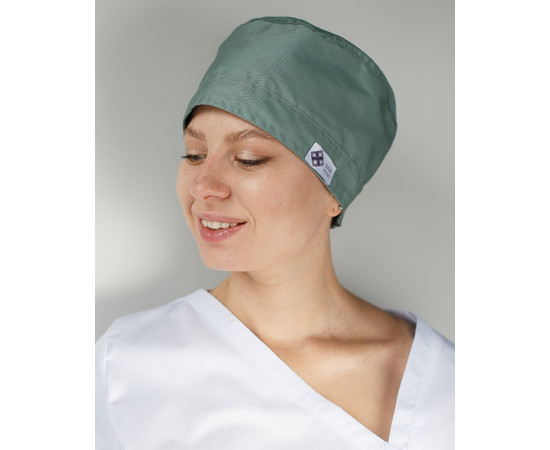 Зображення 4 Медична шапочка оливкова, "БІЛИЙ ХАЛАТ" 169-327-667, Цвет: оливковий