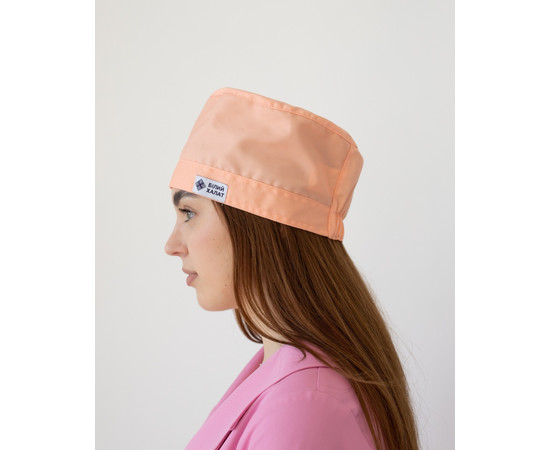Зображення 2 Медична шапочка персикова, "БІЛИЙ ХАЛАТ" 169-338-758, Цвет: персиковий