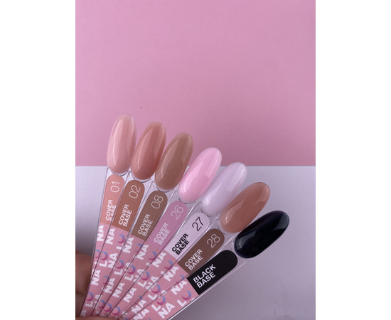 Зображення 2 Камуфлююча база для гель-лаку LUNAMoon Cover Base №28, 13 мл, Об'єм (мл, г): 13, Колір: 28