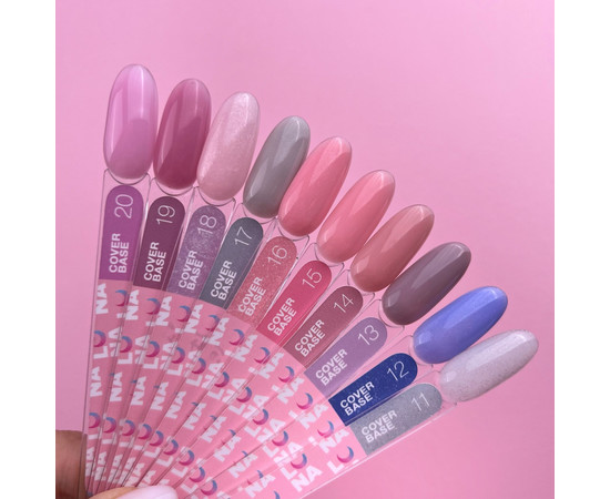 Зображення 2 Камуфлююча база для гель-лаку LUNAMoon Cover Base №18, 13 мл, Об'єм (мл, г): 13, Колір: 18