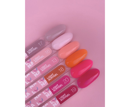 Зображення 2 Рідкий гель моделюючий для нігтів LUNAMoon Light Acrygel №16, 13 мл, Об'єм (мл, г): 13, Колір: 16