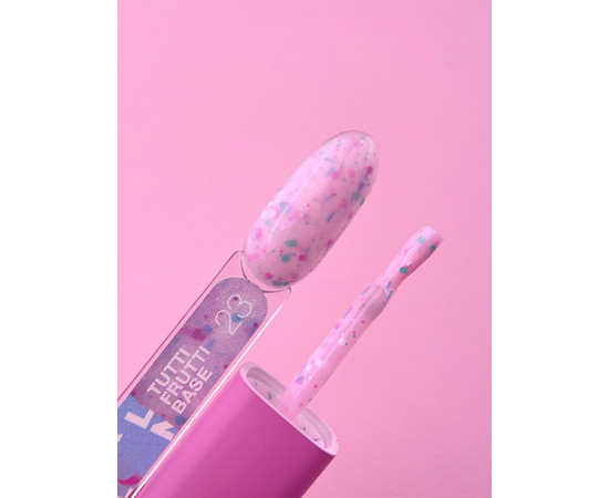 Зображення 2 Камуфлююча база для гель-лаку LUNAMoon Tutti Frutti Base №23, 13 мл, Об'єм (мл, г): 13, Колір: 23