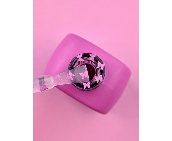 Зображення 2 Топ для гель-лаку LUNAMoon Top Butterfly Pink, 13 мл, Об'єм (мл, г): 13, Колір: Pink
