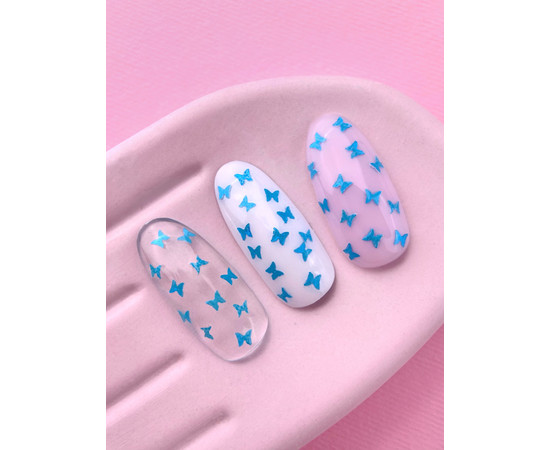 Зображення 3 Топ для гель-лаку LUNAMoon Top Butterfly Blue, 13 мл, Об'єм (мл, г): 13, Колір: Blue