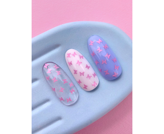 Зображення 3 Топ для гель-лаку LUNAMoon Top Butterfly Pink, 13 мл, Об'єм (мл, г): 13, Колір: Pink