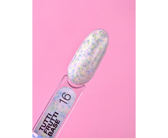 Изображение 3 Камуфлирующая база для гель-лака LUNAMoon Tutti Frutti Base №16, 13 мл, Объем (мл, г): 13, Цвет: 16