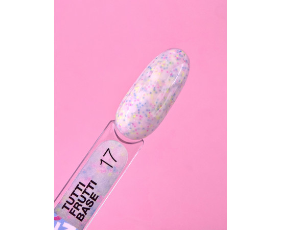 Изображение 3 Камуфлирующая база для гель-лака LUNAMoon Tutti Frutti Base №17, 13 мл, Объем (мл, г): 13, Цвет: 17