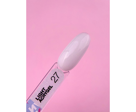 Зображення 7 Рідкий гель моделюючий для нігтів LUNAMoon Light Acrygel №27, 13 мл, Об'єм (мл, г): 13, Колір: 27