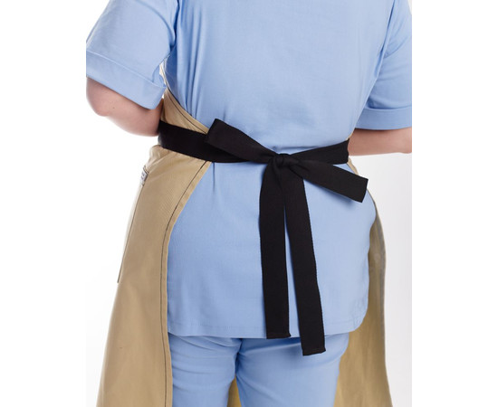 Зображення 7 Професійний водовідштовхувальний фартух Флоренція бежевий, "БІЛИЙ ХАЛАТ" 173-367-909