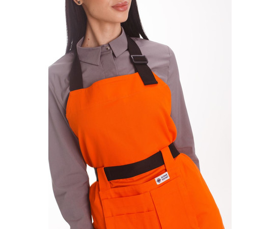 Зображення 6 Професійний водовідштовхувальний фартух Ріміні помаранчевий, "БІЛИЙ ХАЛАТ" 173-498-911