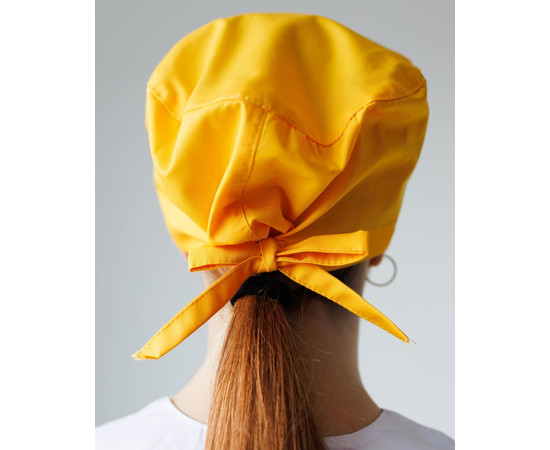 Зображення 3 Медична класична шапочка на зав'язках бурштинова, "БІЛИЙ ХАЛАТ" 483-397-704, Цвет: бурштиновий