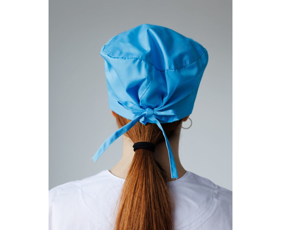 Зображення 3 Медична класична шапочка на зав'язках кобальт, "БІЛИЙ ХАЛАТ" 483-333-704, Цвет: кобальт
