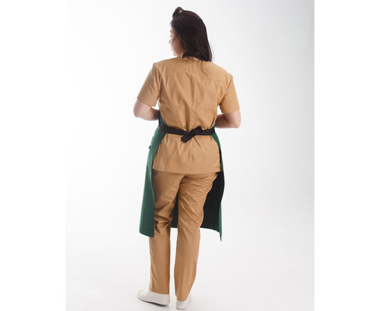 Зображення 2 Професійний водовідштовхувальний фартух Флоренція зелений, "БІЛИЙ ХАЛАТ" 173-350-909