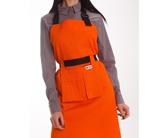Зображення 4 Професійний водовідштовхувальний фартух Ріміні помаранчевий, "БІЛИЙ ХАЛАТ" 173-498-911