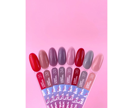 Зображення 13 Рідкий гель моделюючий для нігтів LUNAMoon Light Acrygel №35, 13 мл, Об'єм (мл, г): 13, Колір: 35