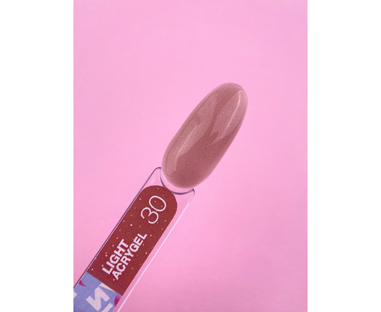 Изображение 12 Жидкий гель моделирующий для ногтей LUNAMoon Light Acrygel №30, 13 мл, Объем (мл, г): 13, Цвет: 30