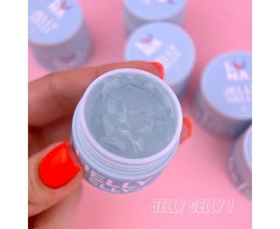 Зображення 2 Гель-желе для нігтів LUNAMoon Jelly Gelly №1, 15 мл, Об'єм (мл, г): 15, Колір: 01