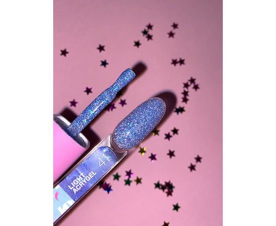 Зображення 10 Рідкий гель моделюючий для нігтів LUNAMoon Light Acrygel №41, 13 мл, Об'єм (мл, г): 13, Колір: 41