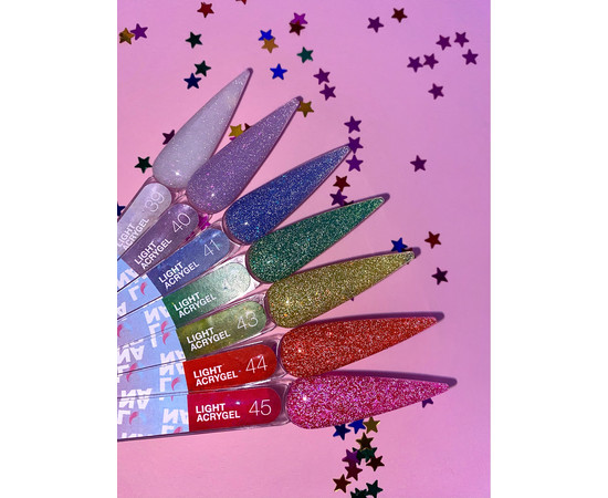 Зображення 13 Рідкий гель моделюючий для нігтів LUNAMoon Light Acrygel №41, 13 мл, Об'єм (мл, г): 13, Колір: 41