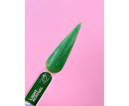 Зображення 9 Рідкий гель моделюючий для нігтів LUNAMoon Light Acrygel №42, 13 мл, Об'єм (мл, г): 13, Колір: 42