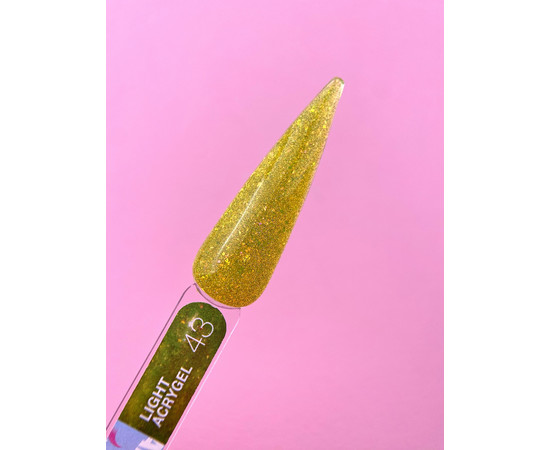 Зображення 17 Рідкий гель моделюючий для нігтів LUNAMoon Light Acrygel №43, 13 мл, Об'єм (мл, г): 13, Колір: 43