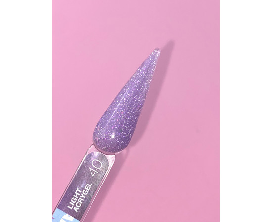 Зображення 8 Рідкий гель моделюючий для нігтів LUNAMoon Light Acrygel №40, 13 мл, Об'єм (мл, г): 13, Колір: 40