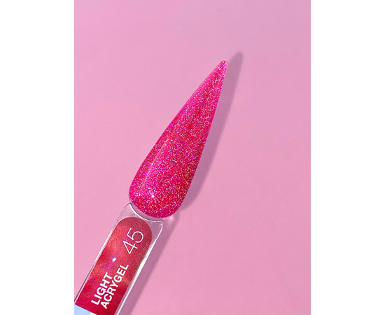 Зображення 8 Рідкий гель моделюючий для нігтів LUNAMoon Light Acrygel №45, 13 мл, Об'єм (мл, г): 13, Колір: 45
