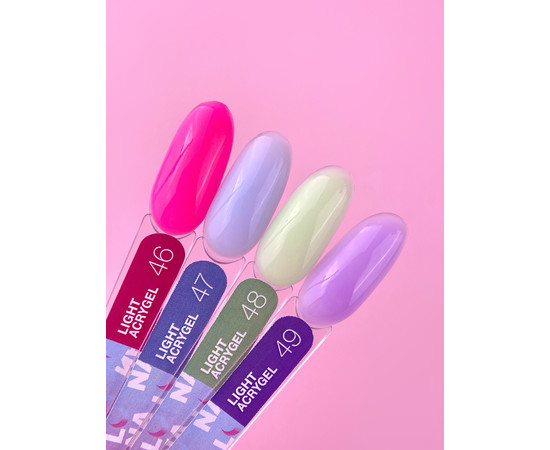 Зображення 2 Рідкий гель моделюючий для нігтів LUNAMoon Light Acrygel №49, 13 мл, Об'єм (мл, г): 13, Колір: 49