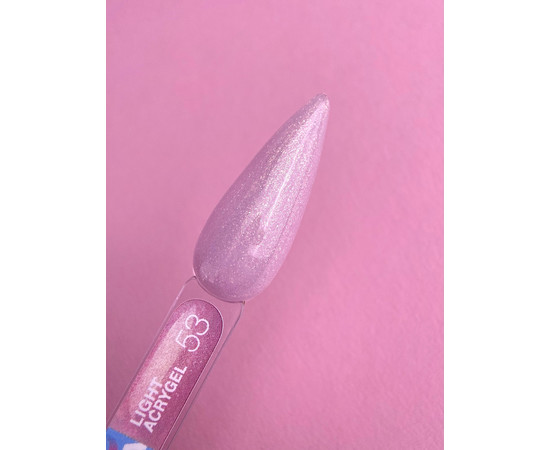 Зображення 3 Рідкий гель моделюючий для нігтів LUNAMoon Light Acrygel №53, 13 мл, Об'єм (мл, г): 13, Колір: 53