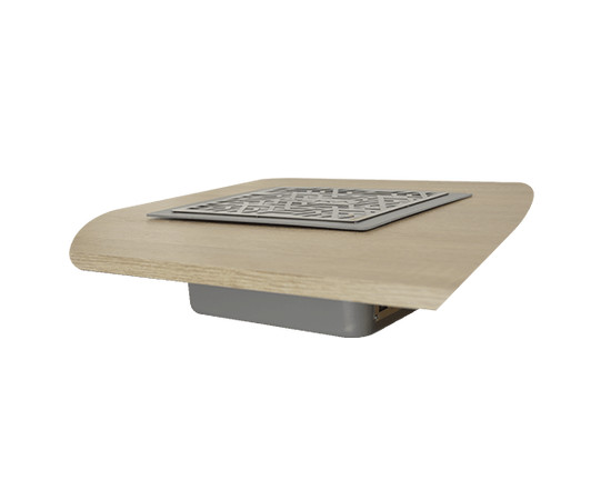 Зображення 2 Витяжка для манікюру врізна ÜLKA Premium 90 Вт, сіра, Колір: сірий