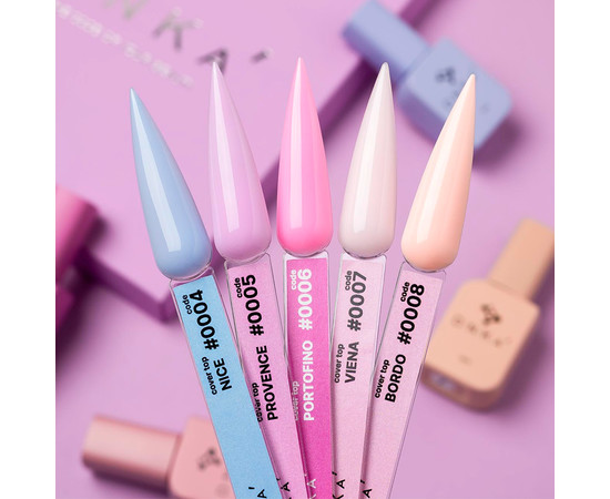 Зображення 2 Топ без липкого шару DNKa Cover Top №0005 Provence, 12 мл, Об'єм (мл, г): 12, Колір: 0005