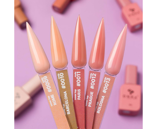 Зображення 2 Топ без липкого шару DNKa Cover Top №0013 Bologna, 12 мл, Об'єм (мл, г): 12, Колір: 0013