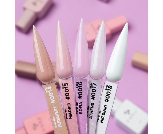 Зображення 2 Топ без липкого шару DNKa Cover Top №0016 Sofia, 12 мл, Об'єм (мл, г): 12, Колір: 0016